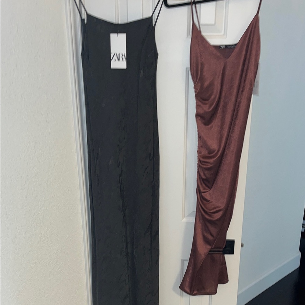 Set of 2 ZARA spaghetti strap dresses (XS/S) NWT